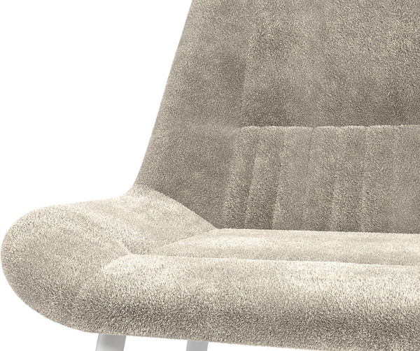 Изображение товара Стул Олмеко Николь (велюр Панда монсун какао/белый)