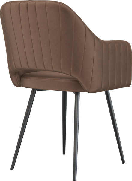 Изображение товара Стул Олмеко Берта Т (велюр конфетти корица/черный)