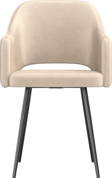 Изображение товара Стул Олмеко Берта Т (велюр конфетти крем/черный)