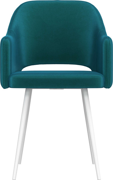 Изображение товара Стул Олмеко Берта Т (велюр конфетти изумруд/белый)