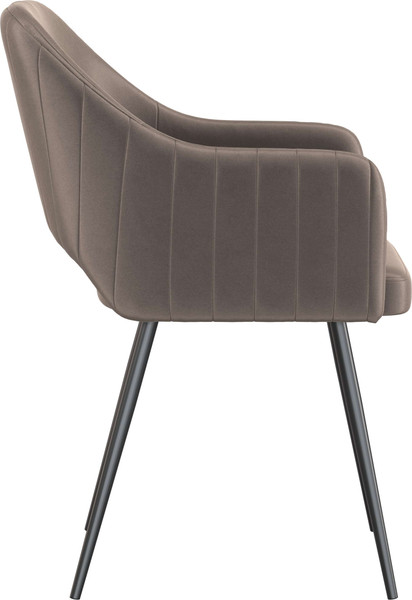 Изображение товара Стул Олмеко Берта Т (велюр конфетти мокко/черный)