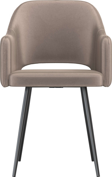 Изображение товара Стул Олмеко Берта Т (велюр конфетти мокко/черный)