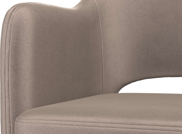 Изображение товара Стул Олмеко Берта Т (велюр конфетти мокко/белый)