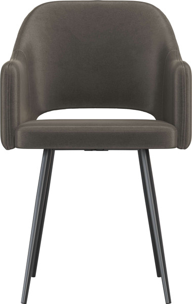 Изображение товара Стул Олмеко Берта Т (велюр конфетти стоун/черный)