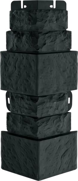 Изображение товара Угол для сайдинга Альта-профиль Наружный Кирпич Антик Эко Графит (0.45x0.16м)