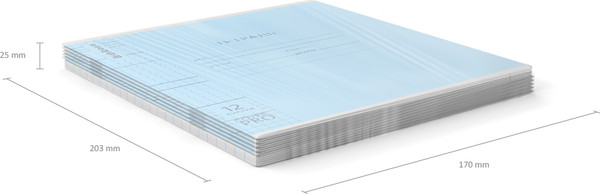 Изображение товара Тетрадь Erich Krause Классика CoverPrо Glossy / 64621 (12л, клетка)