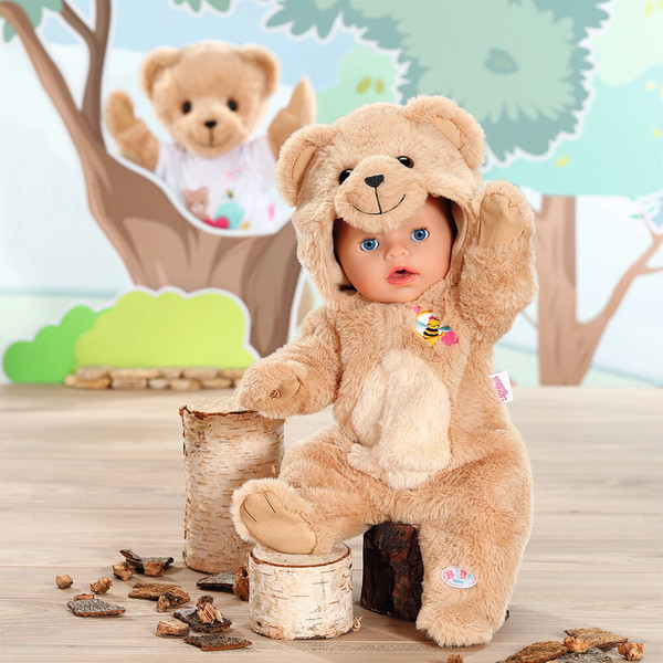 Изображение товара Набор аксессуаров для куклы Baby Born Комбинезон Мишка / 68496