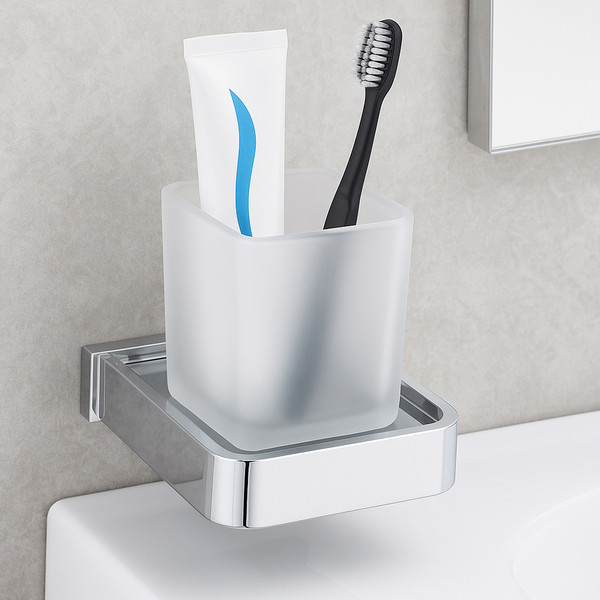 Изображение товара Набор аксессуаров для ванной Lauter 21SH7061 + 21SH7051 (Chrome, 2 предмета)