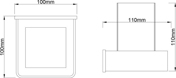 Изображение товара Набор аксессуаров для ванной и туалета Lauter 21SH7062 + 21SH7102 (Matt Black, 2 предмета)