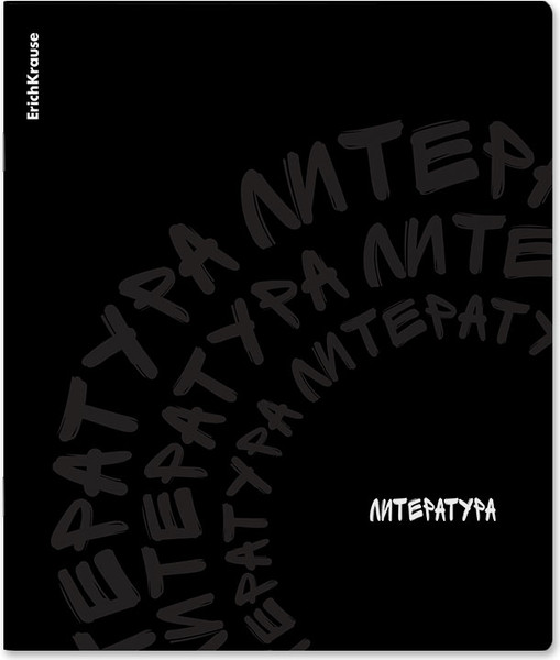 Изображение товара Тетрадь предметная Erich Krause Noir Литература / 65246 (48л, линейка)