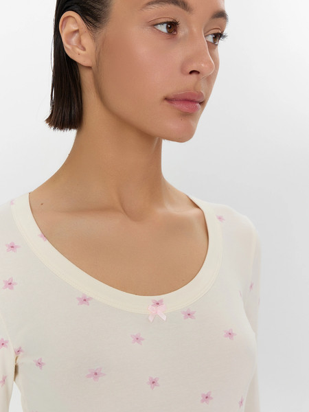 Изображение товара Лонгслив Mark Formelle 122846 (р.164/170-88-94, цветочки на молочном)