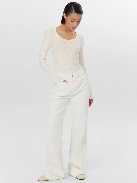 Изображение товара Лонгслив Mark Formelle 122846 (р.164/170-92-98, цветочки на молочном)