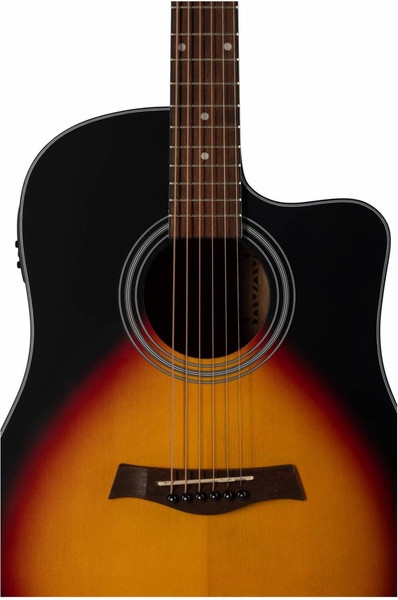 Изображение товара Электроакустическая гитара Flight D-175CE SB