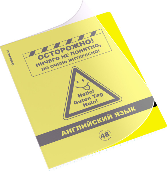 Изображение товара Тетрадь предметная Erich Krause Be Informed Английский язык / 59490 (48л, клетка)