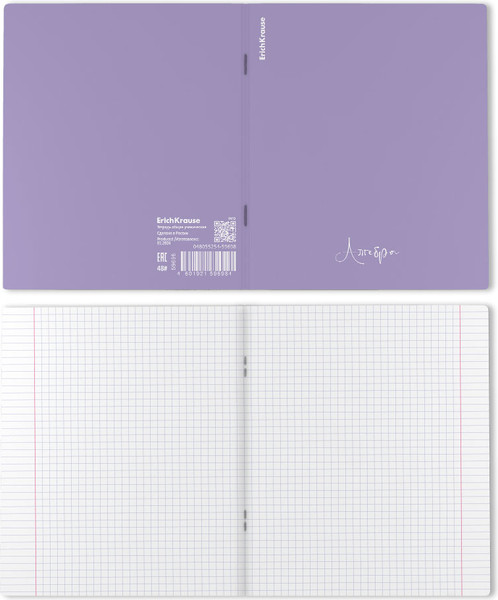 Изображение товара Тетрадь предметная Erich Krause Pastel Алгебра / 59698 (48л, клетка)