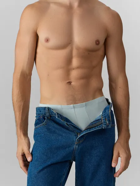 Изображение товара Трусы мужские Mark Formelle 411122 (р.90-100, жемчужный голубой)