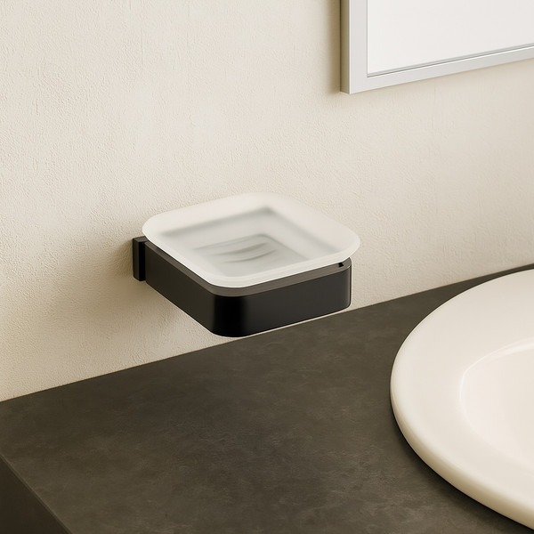 Изображение товара Набор аксессуаров для ванной Lauter 21SH7062 + 21SH7052 (Matt Black, 2 предмета)