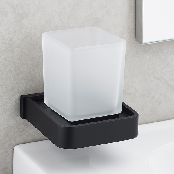 Изображение товара Набор аксессуаров для ванной Lauter 21SH7062 + 21SH7052 (Matt Black, 2 предмета)