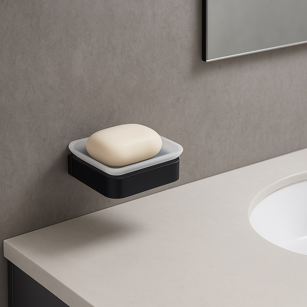 Изображение товара Набор аксессуаров для ванной Lauter 21SH7062 + 21SH7052 (Matt Black, 2 предмета)