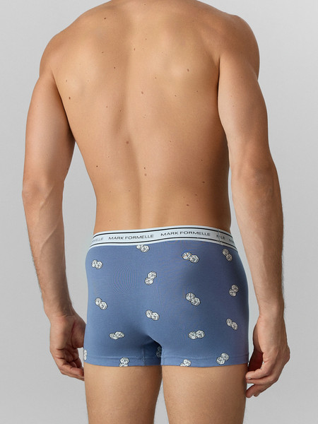 Изображение товара Комплект мужских трусов Mark Formelle 411228-2 (р.82-92, игральные кости на джинсе/черный)