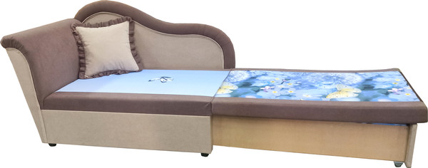 Изображение товара Тахта Bobrovmebel БАП-18.1 ТМ1 левая (коричневый/бежевый)