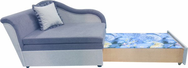 Изображение товара Тахта Bobrovmebel БАП-18.1 ТМ1  левая (серый/светло-серый)