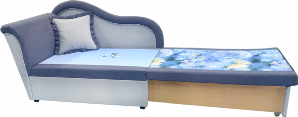 Изображение товара Тахта Bobrovmebel БАП-18.1 ТМ1  левая (серый/светло-серый)