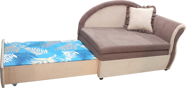 Изображение товара Тахта Bobrovmebel БАП-18.5 ТМ5 правая (коричневый/бежевый)