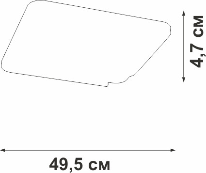Изображение товара Потолочный светильник Vitaluce V2097DT-8/1PL