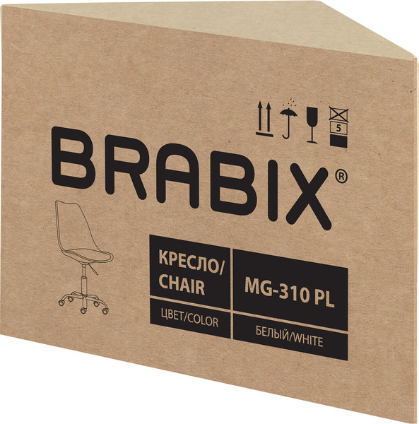 Изображение товара Кресло офисное Brabix MG-310 PL / 532926 (белый)