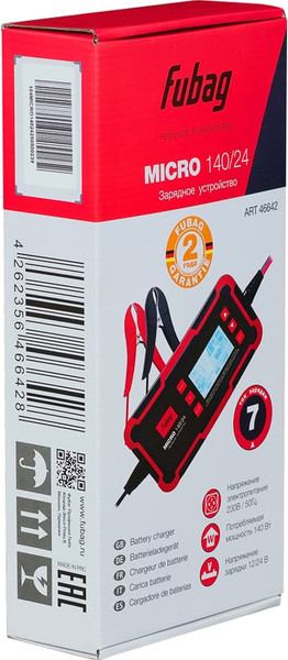 Изображение товара Зарядное устройство для аккумулятора Fubag Micro 140/24 (46642)