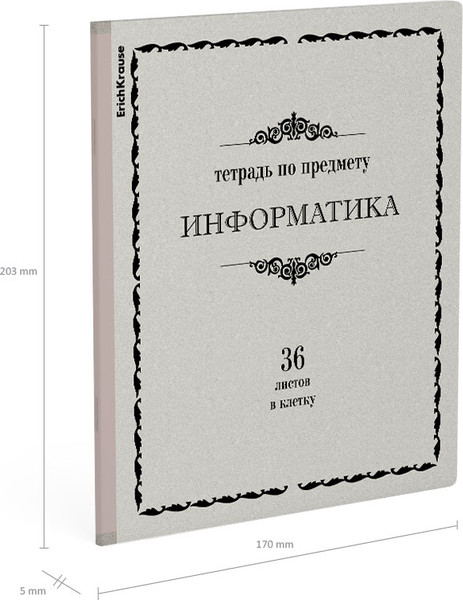 Изображение товара Тетрадь предметная Erich Krause Академкнига Информатика / 60747 (36л, клетка)