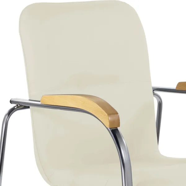 Изображение товара Стул офисный Brabix CF-105 / 532762 (хром/бежевый)