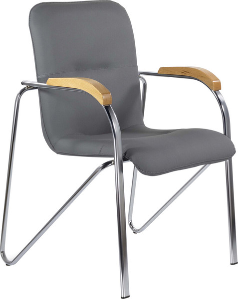 Изображение товара Стул офисный Brabix CF-103 / 532758 (хром/серый)