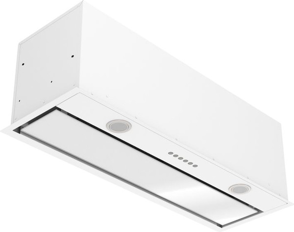 Изображение товара Вытяжка скрытая Elikor Cube 90П-1000-Э4Д / 277204 (белый/белое стекло)