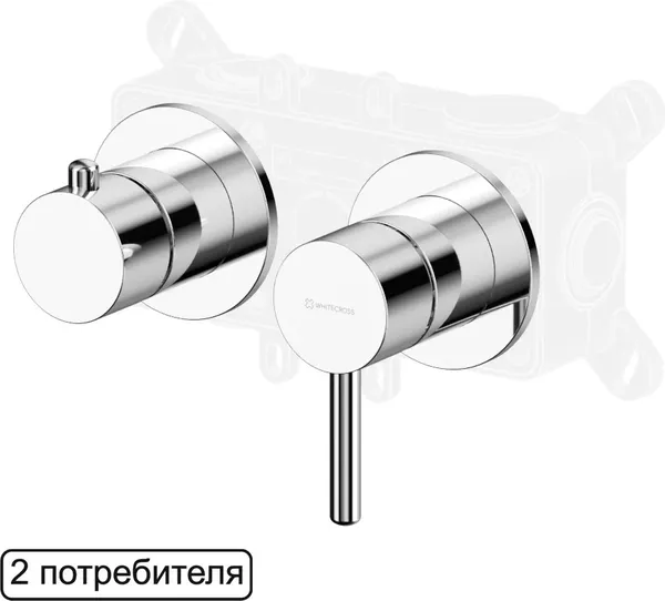 Изображение товара Смеситель Whitecross Y1242CR (хром)