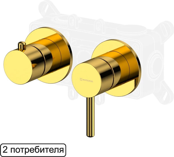 Изображение товара Смеситель Whitecross Y1242GL (золото)