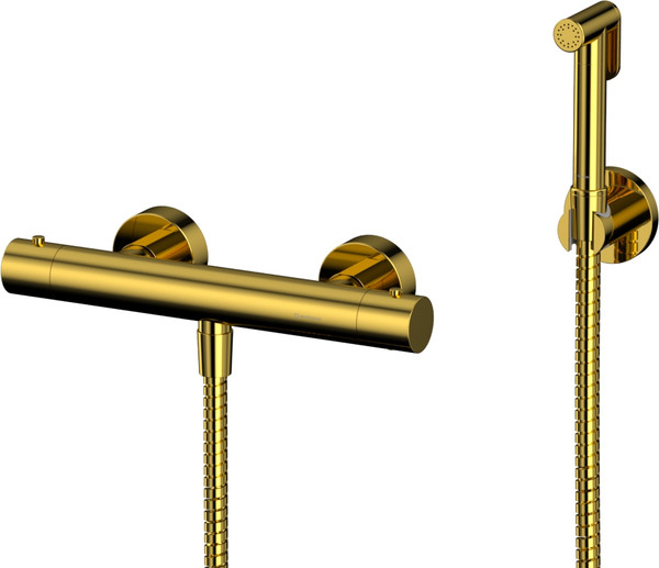 Изображение товара Гигиенический душ со смесителем Whitecross SYSYBI3GL (золото)