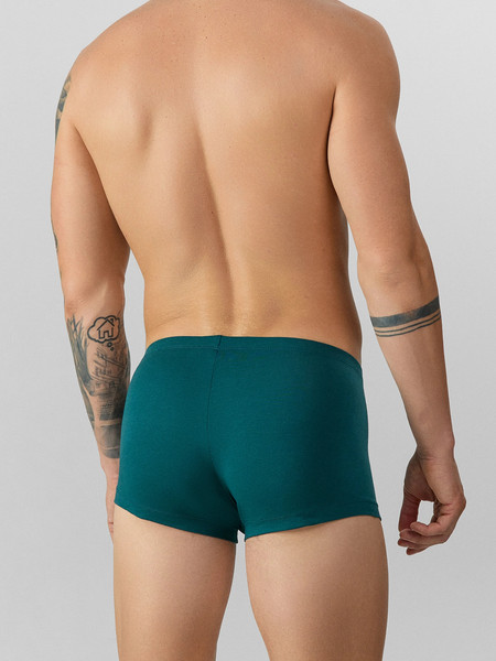 Изображение товара Комплект мужских трусов Mark Formelle 411122-3 (р.86-96, зеленый/атлантическая глубина/мешки денег на черном)