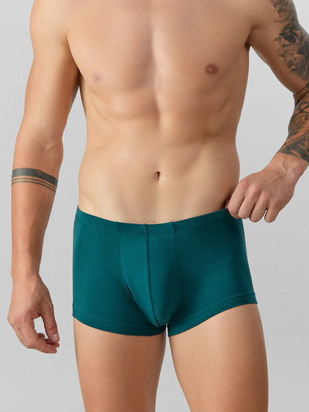 Изображение товара Комплект мужских трусов Mark Formelle 411122-3 (р.86-96, зеленый/атлантическая глубина/мешки денег на черном)