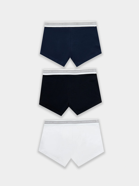 Изображение товара Комплект мужских трусов Mark Formelle 411124-3 (р.82-92, белый/море/черный)