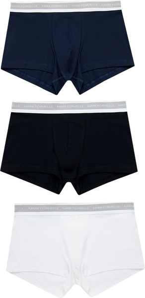 Изображение товара Комплект мужских трусов Mark Formelle 411124-3 (р.82-92, белый/море/черный)