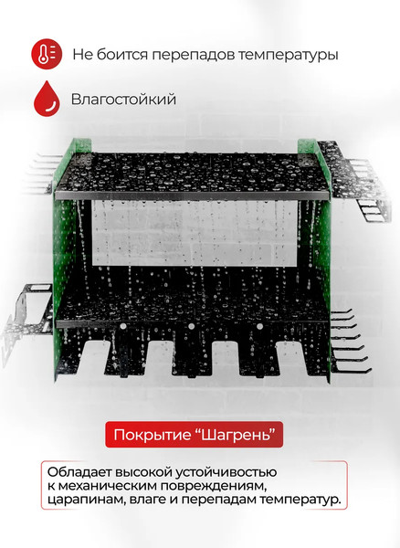 Изображение товара Полка для инструментов RockForce RF-Hanna 43/Ш (62841)