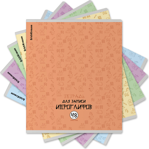 Изображение товара Тетрадь Erich Krause Китайская грамота / 58546 (48л)