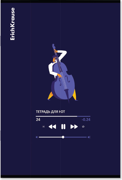 Изображение товара Тетрадь нотная Erich Krause Music Fantasy / 63653 (24л)