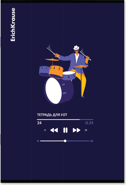 Изображение товара Тетрадь нотная Erich Krause Music Fantasy / 63653 (24л)