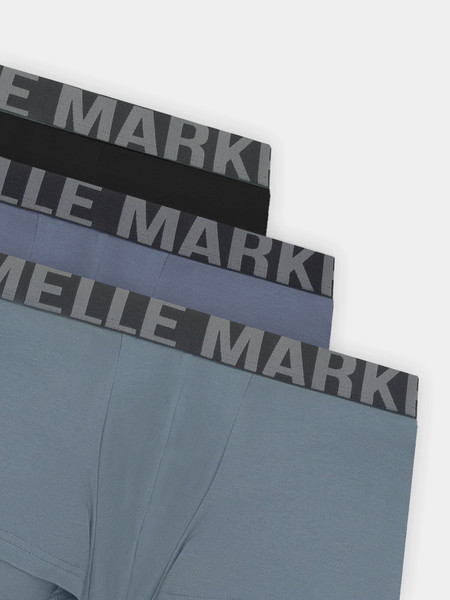 Изображение товара Комплект мужских трусов Mark Formelle 411124-3 (р.110-120, бриз/темное небо/темно-синий)