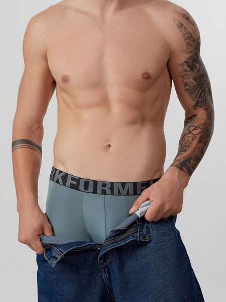 Изображение товара Комплект мужских трусов Mark Formelle 411124-3 (р.110-120, бриз/темное небо/темно-синий)