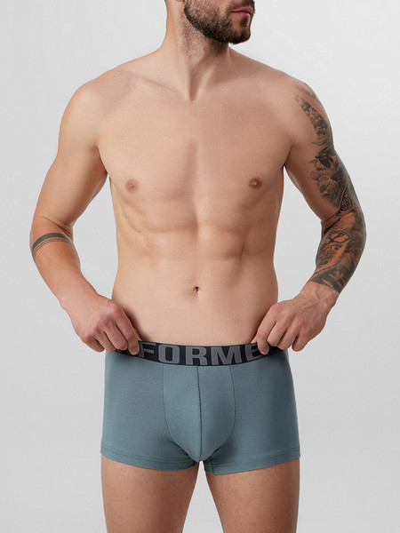 Изображение товара Комплект мужских трусов Mark Formelle 411124-3 (р.110-120, бриз/темное небо/темно-синий)