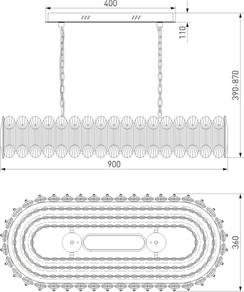 Изображение товара Потолочный светильник Bogate's 423/1